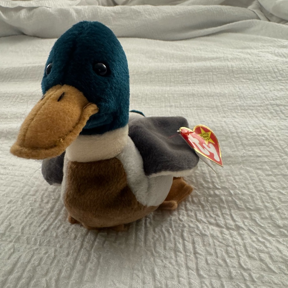 Rare BeanieBabies JakeMallard w/Errors 1999 SignatureBear w/Errors
